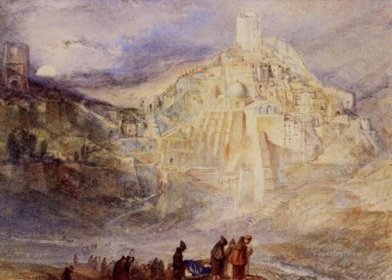 Turner Painting - Santa Sabes y el Brook Kedron Romántico Turner